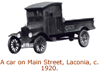 Car on Main Street 1920