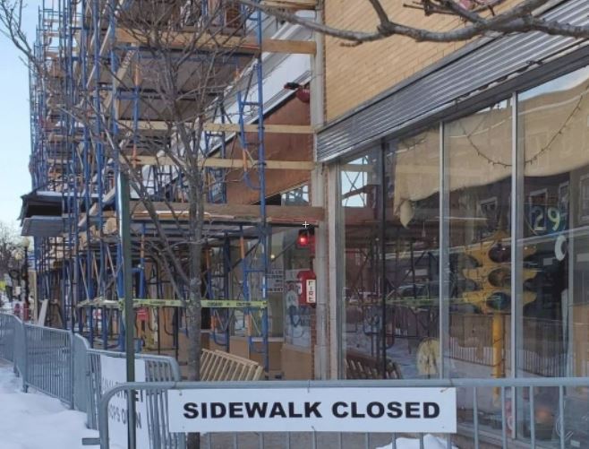 Sidewalk Closed