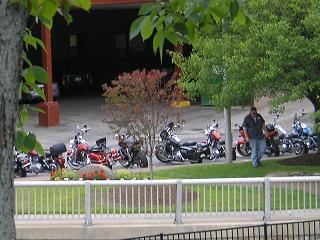A view of Beacon Street East Bike Week 2009