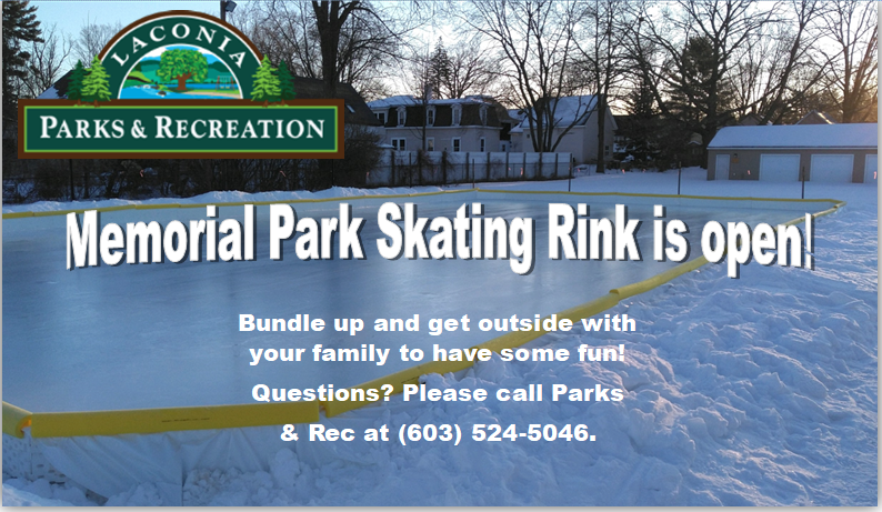 Memorial Park Skating Rink is Open
