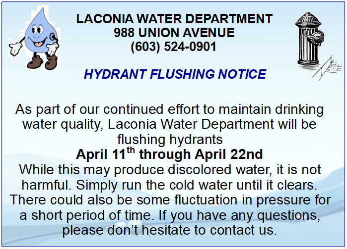Hydrant Flushing Notice