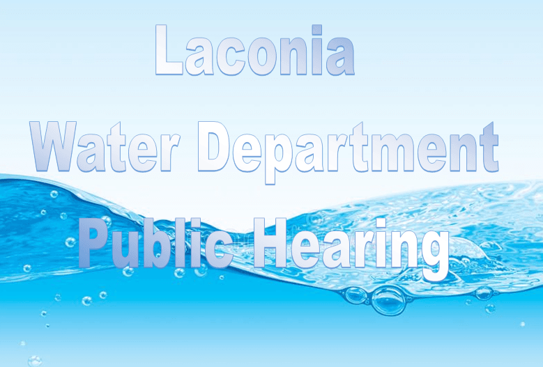 Laconia Water Deartment Public Hearing