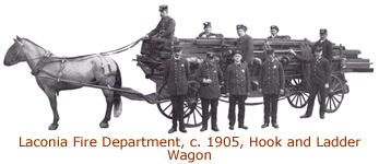 1905 Fire Department Hook and Ladder Wagon