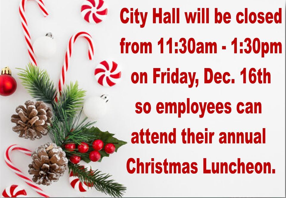 Christmas Luncheon closing